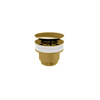 Devon&Devon Донный клапан CLICK-CLACK без перелива, цвет: латунь матовая