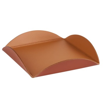 ADJ Подставка для сервировки, 25x25 см., цвет: коньяк/бордо