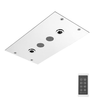 Carlo Frattini Wellness Верхний модуль Modular 350х200 мм., встраиваемый в потолок, Bluetooth, LED подсветка-хромотерапия с 8 цветами, цвет: хром