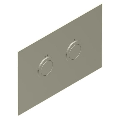 THG Клавиша смыва для унитаза, двойная, для инсталляций TECE, цвет: Matt Nickel