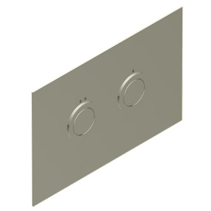 THG Клавиша смыва для унитаза, двойная, для инсталляций TECE, цвет: Matt Nickel