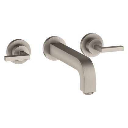 Axor Citterio Смеситель для раковины 222, встраиваемый, излив: 22.2см., ручка: рычаг, цвет: сталь