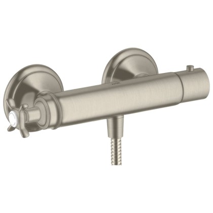 Axor Montreux, Термостат для душа, ВМ, цвет: никель шлифованный