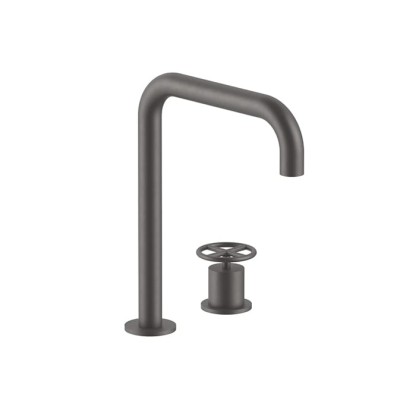 Fantini Fontane Bianche Смеситель для раковины, 2 отв., цвет: Matt Gun Metal PVD