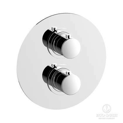 Cisal Slim Смеситель для ванны, термостатический, с переключателем на 2 потока, цвет: хром