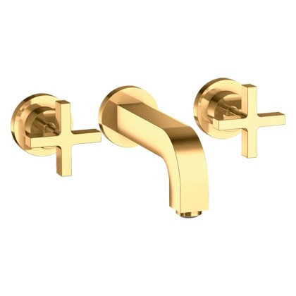 Axor Citterio Смеситель для раковины, встраиваемый, излив: 16.2см., цвет: полированное золото