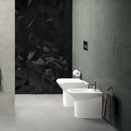 AZZURRA PRUA Биде напольное 52х35x42h см с 1 отв, цвет: белый