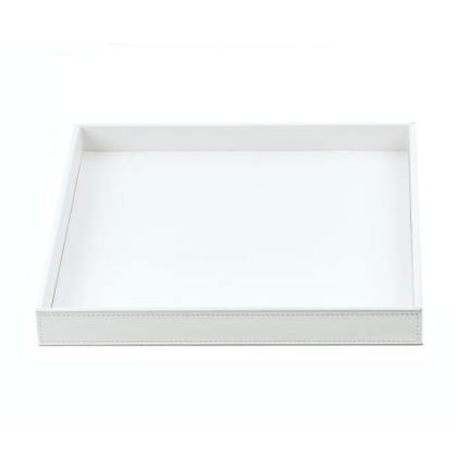 Decor Walther Brownie Tab S Лоток универсальный 12.5x9.5см, настольный, цвет: белая кожа