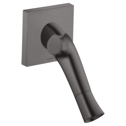 Axor Starck Organic Смеситель для раковины, встраиваемый, излив: 17.4см., цвет: шлифованный черный хром