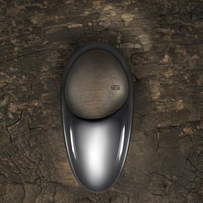 Gessi Equilibrio Смеситель для раковины дизайнерский, на 1 отверстие, цвет: хром, ручка камень Weng?