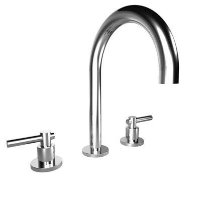 Bongio T Lever Смеситель для раковины на 3 отв., цвет: хром