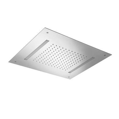 Almar Верхний душ, 49.8х49.8см., встраиваемый, 1 режим, цвет: нержавеющая сталь