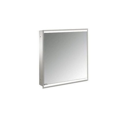 Emco Prime Зеркальный шкаф 60см., с подсветкой LED2 Facelift встраив. модель, 1-дверка, IP 20 петли справа, зеркальная задняя стенка