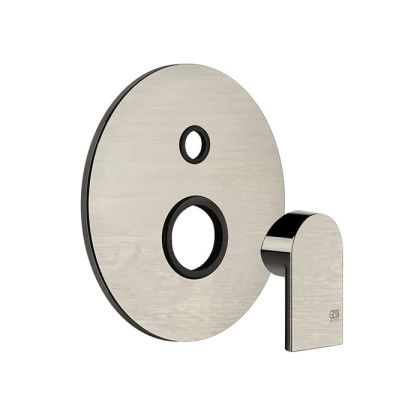 Gessi Emporio Via manzoni Смеситель для душа, встраиваемый, на 2 выхода, с переключателем ванна-душ, цвет: Finox Brushed Nickel