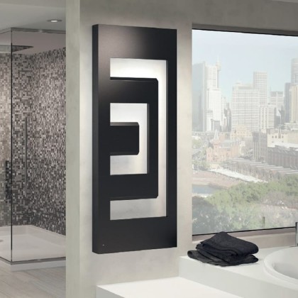 Irsap Dedalo Полотенцесушитель электрический 160x66x9см, цвет: Матово-черный (код 30)