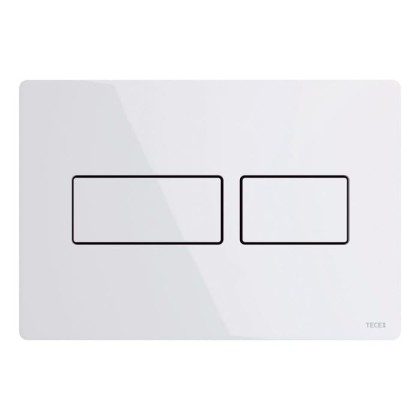 TECEsolid Панель смыва с двойной системой смыва для унитаза, цвет: белый глянцевый