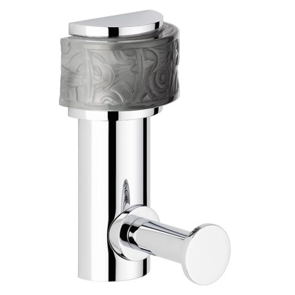 THG Paradise Крючок подвесной, длинный, цвет: хром/хрусталь