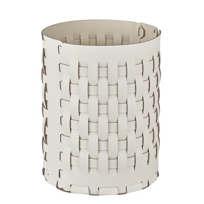 ADJ Корзина Bottega, D20xH25 см., цвет: белый/панна котта