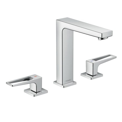 Hansgrohe Metropol Смеситель для раковины, .на 3 отв, h:18,3см, излив: 16см, цвет: хром