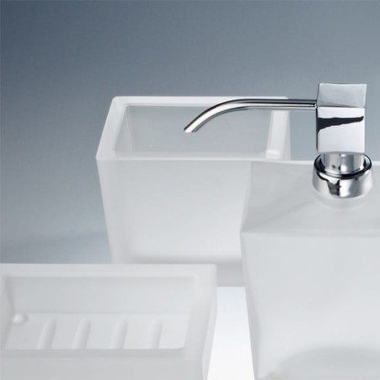 Decor Walther DW 945 Бокс универсальный 10.5x7x9см, настольный, цвет: стекло сатинированное