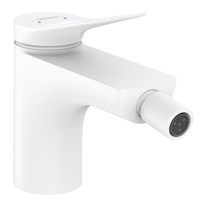 Hansgrohe Vivenis Смеситель для биде, на 1 отв., с донным клапаном, цвет: белый матовый