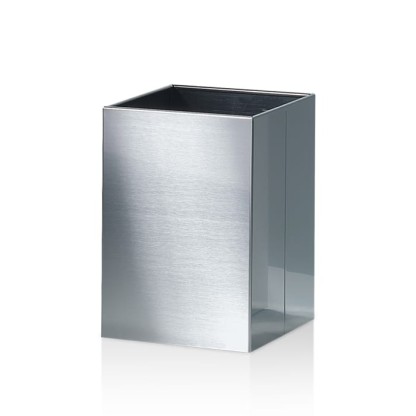 Decor Walther DW 112 Корзина для бумаги 20x20x30см, напольная, цвет: сталь матовая