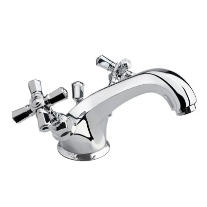 Nicolazzi Teide Four Смеситель для раковины с донным клапаном, цвет: хром