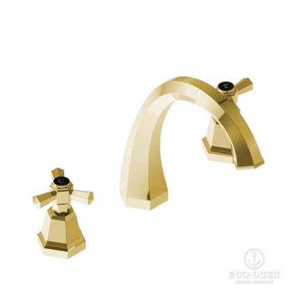 Stella Eccelsa Leve Смеситель для раковины на 3 отверстия 3223, цвет: золото