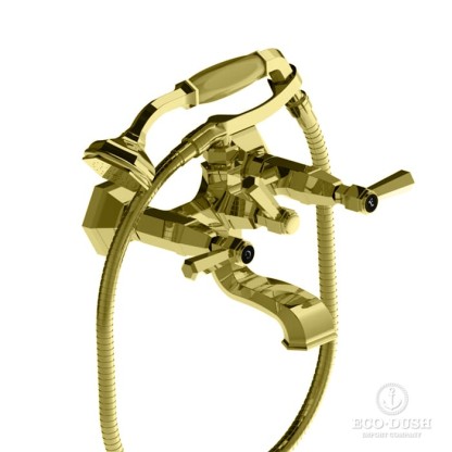 Stella Eccelsa Leve Смеситель для ванны, 3274/306FB с ручным душем, цвет: золото 24К