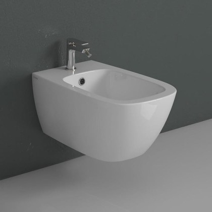 GLOBO Genesis Биде подвесное 50х36см, с 1 отв., с креплением, цвет: белый