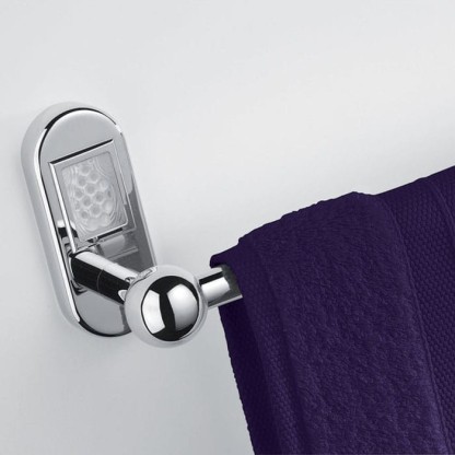 THG Papillon Полотенцедержатель 60см, подвесной, цвет: хром/прозрачный хрусталь