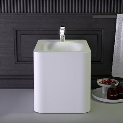 KNIEF Glam Биде напольное  58х39х42 см, с 1 отв под смеситель, цвет: белый