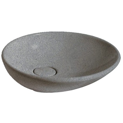 Globo Le Pietre Раковина 50х50 см, без отв., накладная, цвет: серый туф