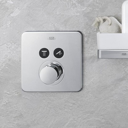 Axor ShowerSelect Термостат ShowerSelect S, для 2 потребителей, СМ, внешняя часть, цвет: хром