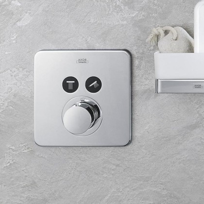 Axor ShowerSelect Термостат ShowerSelect S, для 2 потребителей, СМ, внешняя часть, цвет: хром