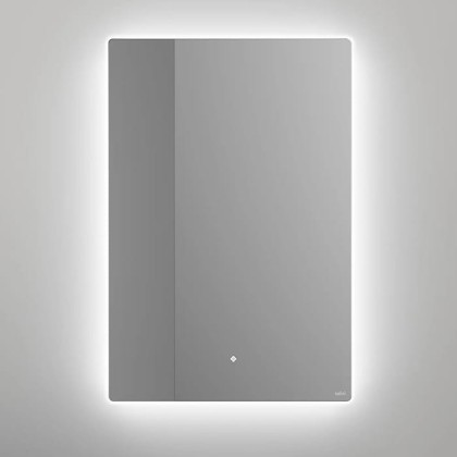 Salini Зеркало для ванны OMBRA 60х90х2.5см., с LED подсветкой, влагостойкое AGC Сrystalvision, сенс. выкл., крепления, обогрев, антизапот.