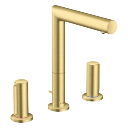 Axor Uno Смеситель для раковины 200, на 3 отв., с донным клапаном, zero, цвет: шлифованная медь