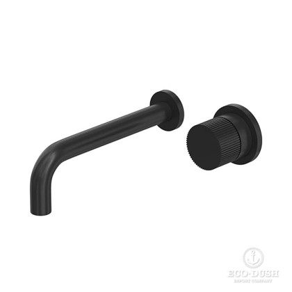 Stella Sirius Смеситель для раковины, встраиваемый, излив: 20см., цвет: черный матовый