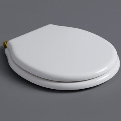 SIMAS Londra Сиденье для подвесного унитаза, цвет: белый/золото