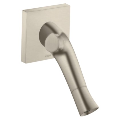 Axor Starck Organic Смеситель для раковины, встраиваемый, излив: 17.4см., цвет: шлифованный никель