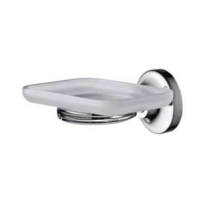 ALL.PE Hotel Мыльница стеклянная, подвесная, цвет: хром