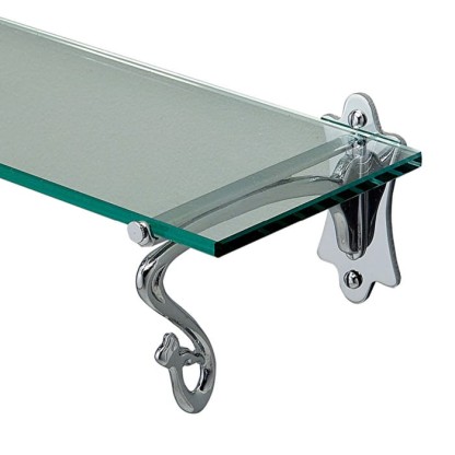 Devon&Devon Mayfair Полочка стеклянная, подвесной, цвет: хром