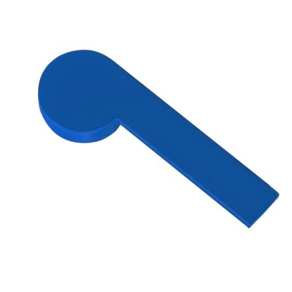 Gattoni Color Накладка на ручку смесителя для ванны, цвет: Blu