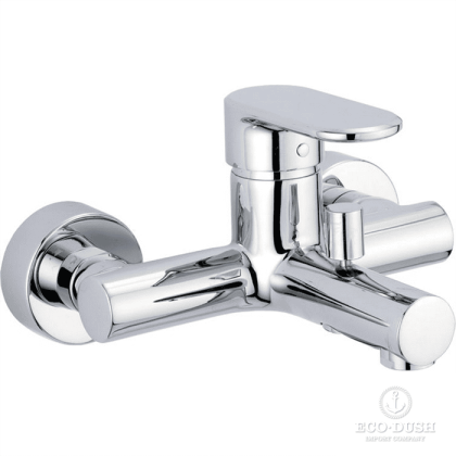 CISAL LineaViva Смеситель однорычажный настенный для ванны/душа, цвет: хром