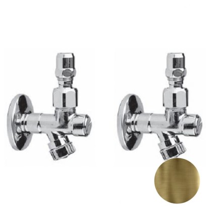 Nicolazzi Complementi Угловой вентиль для подводки, цвет: бронза