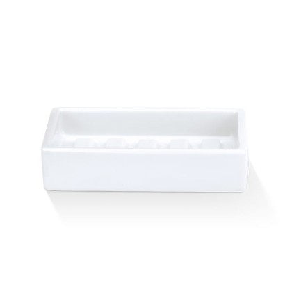 Decor Walther DW 615 Мыльница настольная, фарфор, цвет: белый
