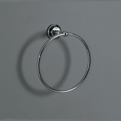 SIMAS Accessori Полотенцедержатель-кольцо 22см., для полотенец, подвесной, цвет: хром