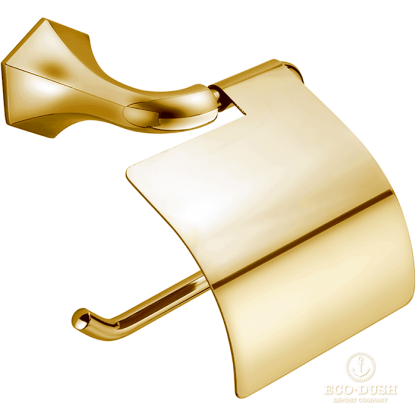 CISAL Cherie Бумагодержатель с крышкой, цвет: золото