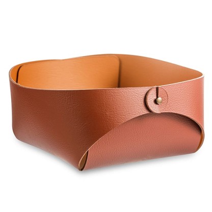 ADJ Корзинка Flora, 15x15xH7 см., цвет: коньяк/бордо