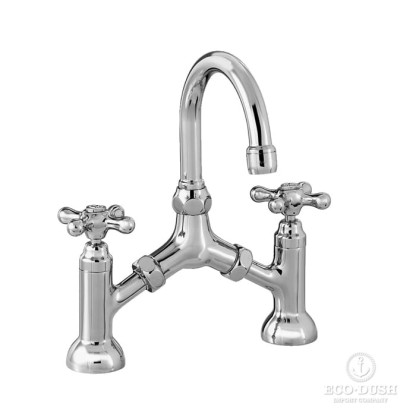 Stella Roma Смеситель для раковины на 2 отверстия 3215, цвет: хром